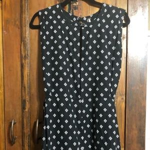Romper with open front/back and pockets